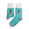 Носки «Девочка с персиками», р-р 38-41, бирюзовые, превью фото 4
