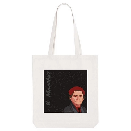 Сумка шоппер «Малевич», белый, фото 1.