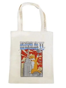 Сумка шоппер Barking Store «Кэтзилла», белый