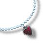 Колье ручной работы «Heart», латунь, жемчуг, превью фото 1