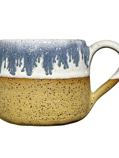 Кружка ручной работы «Иней», керамика, 300 мл