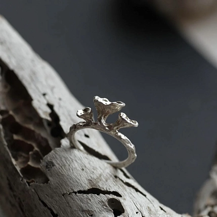 Кольцо из нейзильбера «Грибы», фото 3.