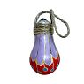 Ёлочная игрушка из лампочки «Спящий тигр», ручная роспись, красная, 8,5 см, превью фото 2