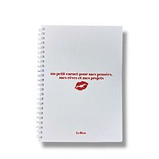 Блокнот «Un petit carnet» на пружине, А5, 50 листов, белый
