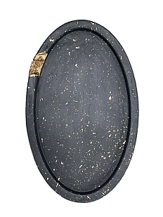 Подставка овал, черная