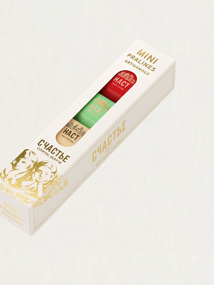 Мини-пралине Счастье в молочном шоколаде, 6 шт, фото 2.