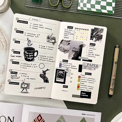 Планер в точку Aesthetic, розовый, фото 4.