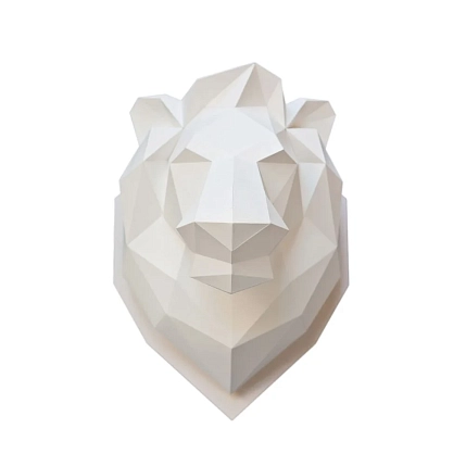 Набор для склейки головы льва, фото 1.