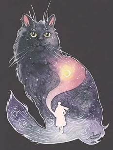 Открытка Зелёная лампочка «Дымка», А6