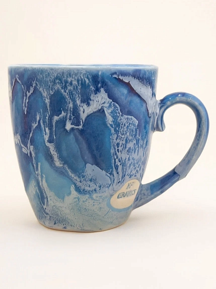Кружка ручной работы Тата вытворяет/NF ceramics «P***ets талантливая девочка», керамика, 400 мл, фото 2.