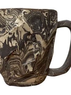 Кружка ручной работы «Мрамор», 300 мл, керамика