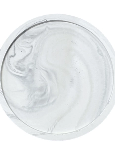 Подсвечник DARI DARI круглый, гипсовый, мраморного цвета