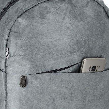 Рюкзак Ranzel Bags «Gregory Gray», тайвек, серый, фото 4.