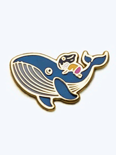 Металлический пин WAF WAF «Ты мой океан»