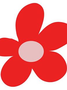 3D Стикер на телефон «Цветочек большой», в ассортименте, объёмный