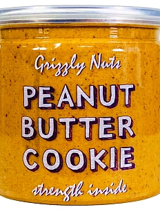 Арахисовая паста финиковая «Cookie», Grizzly Nuts, 370 г
