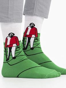 Носки «На сенокосе», р-р 38-41, зелёные