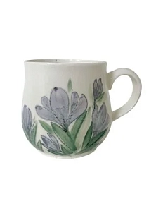 Кружка ручной работы Верба керамика груша «Крокус», керамика, 350 мл