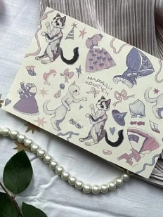 Стикерпак «Наряди кошечек», А6