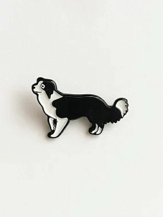 Металлический значок DARI DARI «Бордер-колли», 20 мм