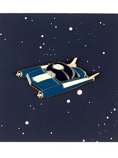 Металлический значок Heart of Moscow «Синяя машинка» серия Космос 1961