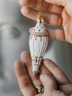 Игрушка новогодняя фарфоровая Bulygin «Воздушный шар»