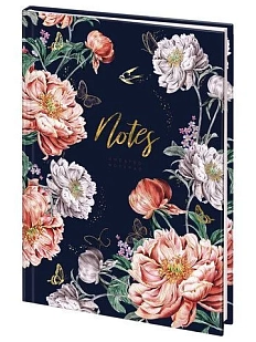 Ежедневник Staff «Flowers», 128 листов, недатированный