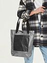 Сумка Ranzel Bags «Monty Gray», тайвек, серая, превью фото 2