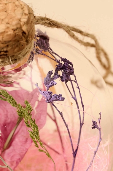 Ёлочный шар Зачарованные шары «Цветущий», 10 см, фото 2.