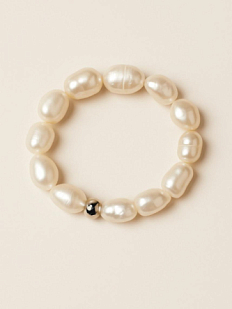 Кольцо из натурального речного жемчуга «Rose»