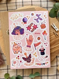 Стикерпак «Цирк», А5