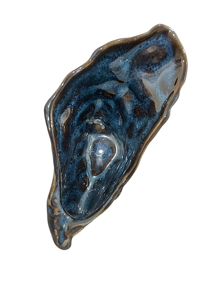 Соусник устрица ручной работы VELES «Небо Валинора», 150 мл, фарфор, фото 4.