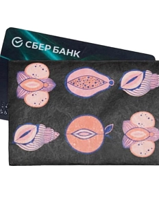 Мини-кошелёк кардхолдер New Wallet «New Pussyfrut», черный