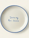 Тарелка ручной работы Йеллоускуп «You're my best dessert», керамика, 15 см, превью фото 1