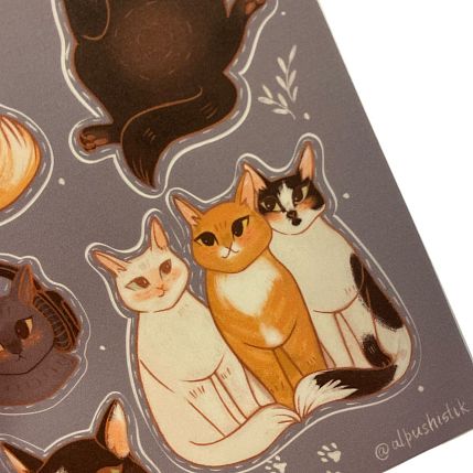 Стикерпак «Коты», А6, фото 3.