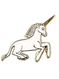 Значок эмалированный «Единорог»