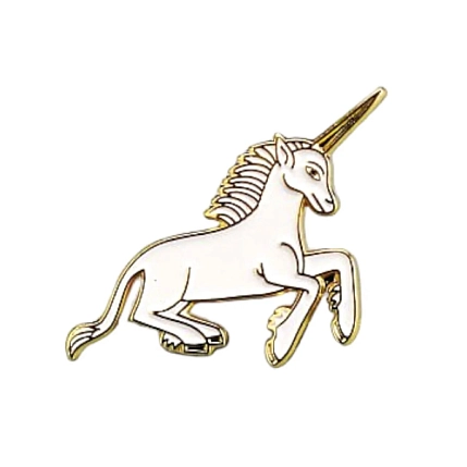 Значок Подписные изделия «Единорог», эмалированный, фото 1.
