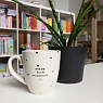 Кружка ручной работы Тата вытворяет/NF ceramics «Люблю тебя, p***ets», белая, керамика, 400 мл, превью фото 3