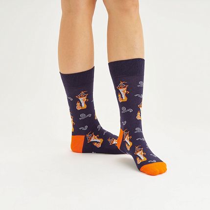 Носки «На всех парусах», р-р 42-46, коричневые, фото 2.