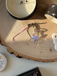 Брелок Апрельское утро «Звёздочка», акрил, 2 х 2 см