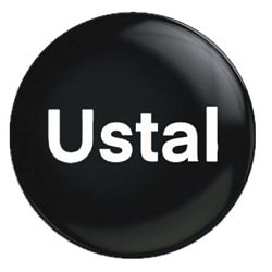 Значок на булавке «Ustal», металл, 2,5 см