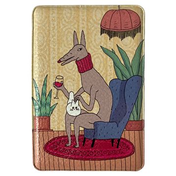 Картхолдер Валя Карнавалова «Собака с котиком», ПВХ, фото 1.