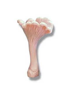 Свеча ручной работы «Гриб Лисичка», розовый