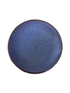 Блюдце круглое ручной работы VELES «Сумеречный Фангорн», фарфор, 16 см