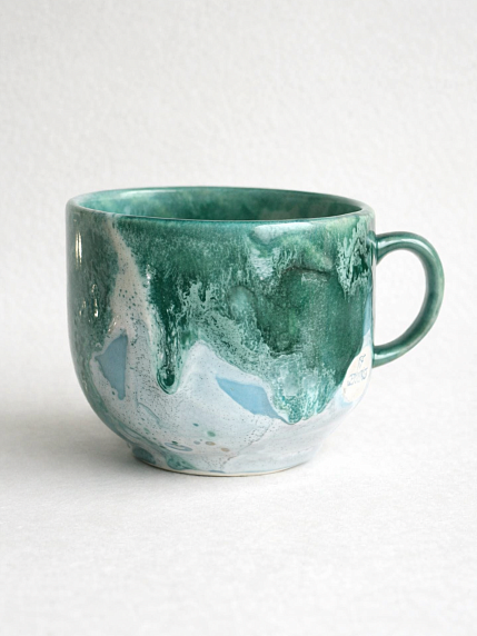 Кружка ручной работы NF ceramics «Биполярная звезда», 600 мл, фото 2.