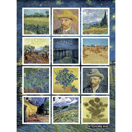 Набор стикерпаков 2 шт.: «Van Gogh», «Art», фото 2.