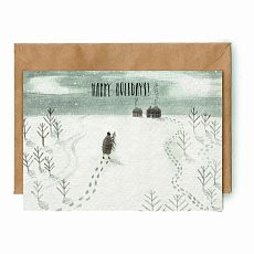 Открытка «Happy Holidays!»