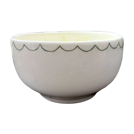 Пиала ручной работы Ладан керамика с цветами, полуфарфор, 300 мл, фото 2.