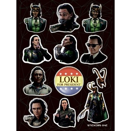 Стикерпак «Loki №2», фото 1.