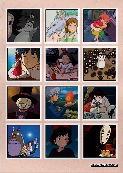 Стикерпак «Studio Ghibli #3», фото 1.
